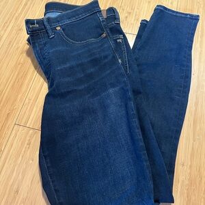 Madewell mid rise skinny jeans